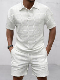 Conjunto Jacquard Texturizado Smart Casual
