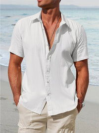 Camisa 100% Algodón Holgada Texturizada