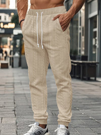 Pantalón Jogger Jacquard Holgado Casual