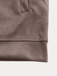 Chaqueta Ante Ocio Clásica Cómoda