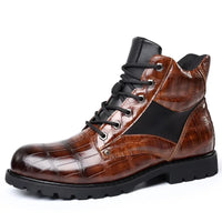 Dante Ferrara · Botas de Cuero Efecto Cocodrilo