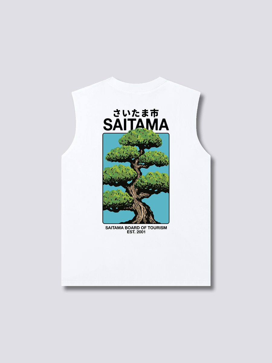 Saitama Bonsai Camiseta sin Mangas