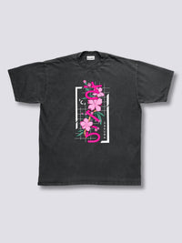 Estampado Frontal - Sakura Camiseta Vintage