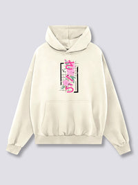 Estampado Frontal - Sakura Sudadera con Capucha