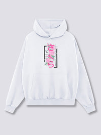 Estampado Frontal - Sakura Sudadera con Capucha