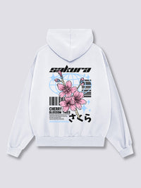 Sakura Style Sudadera con Capucha