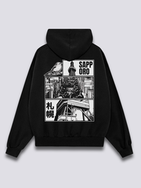 Vistas de Sapporo Sudadera con Capucha
