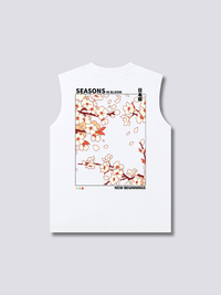 Estaciones in Florecer Camiseta sin Mangas