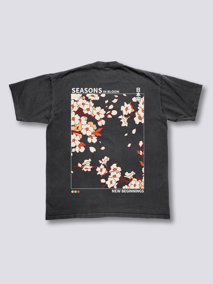 Estaciones in Florecer Camiseta Vintage
