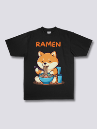 Estampado Frontal - Shiba Ramen Camiseta