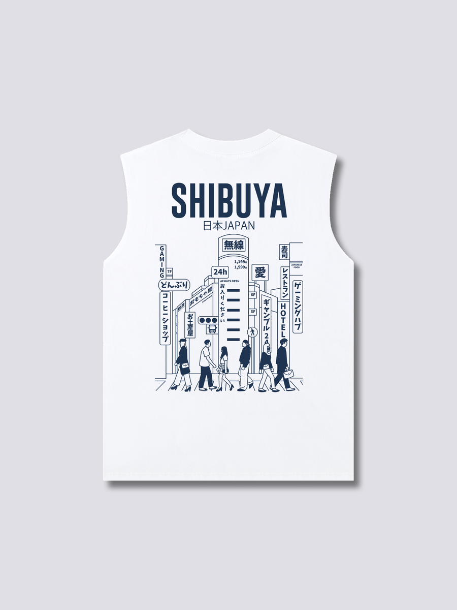 Shibuya Ciudad Camiseta sin Mangas