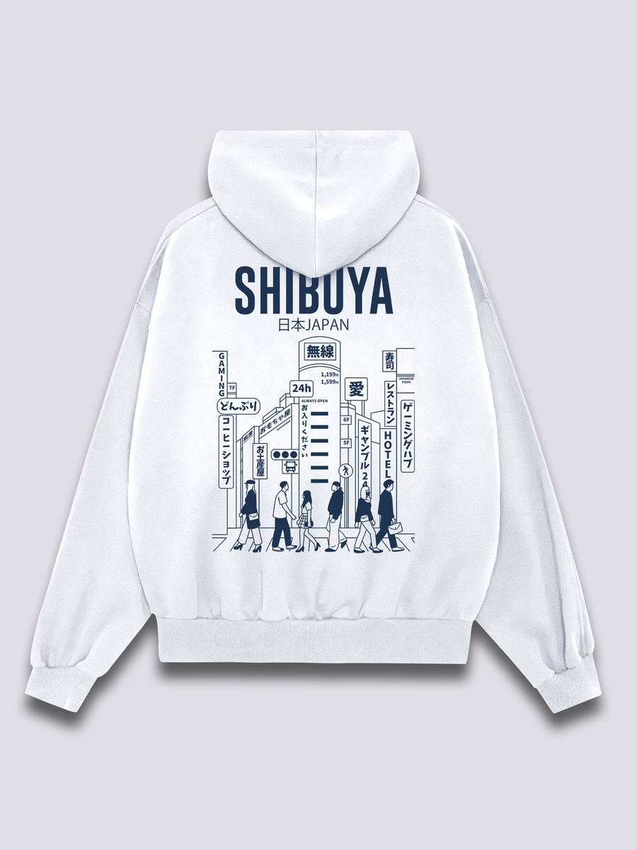 Shibuya Ciudad Sudadera con Capucha