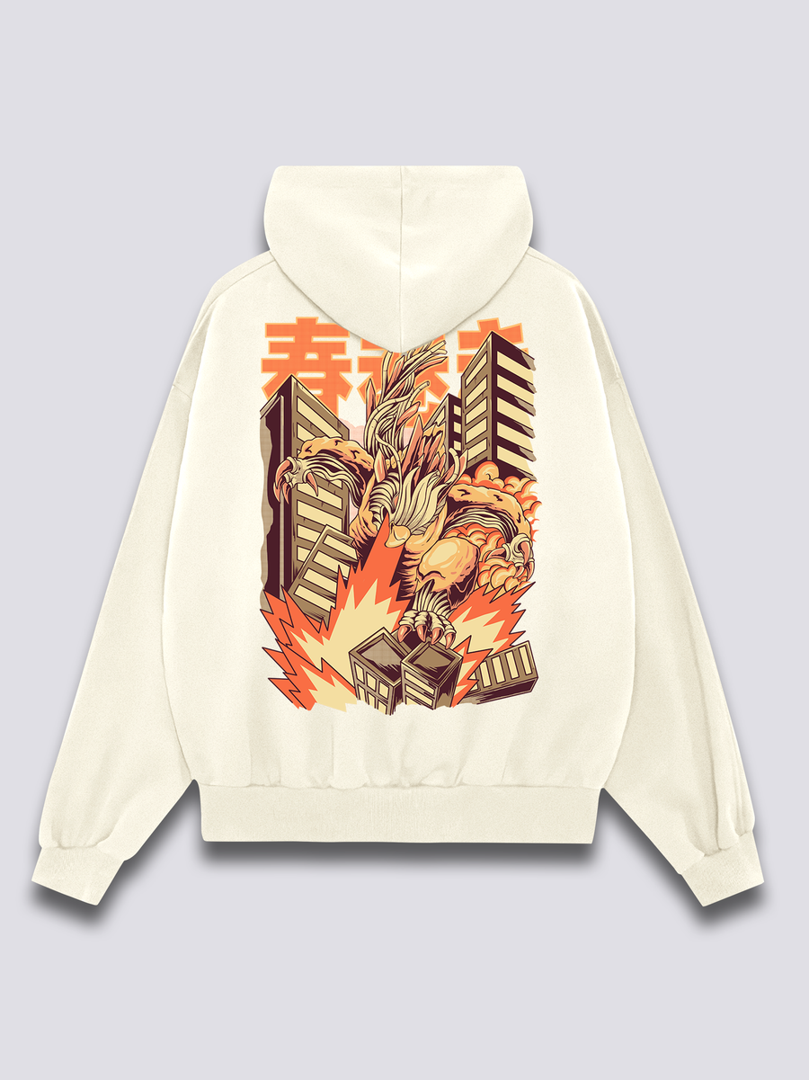Primavera Rollo Ataque Sudadera con Capucha