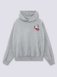 Leche de Fresa Sudadera con Capucha