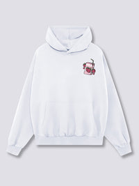 Leche de Fresa Sudadera con Capucha