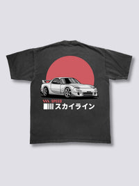 Amanecer Conducción Camiseta Vintage