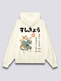 Sushi Neko Sudadera con Capucha