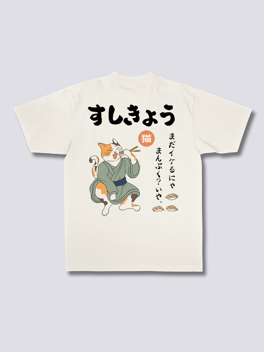 Sushi Neko Camiseta