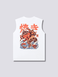 Takoyaki Monstruo Camiseta sin Mangas