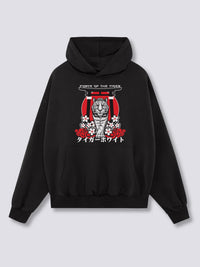 Estampado Frontal - Fuerza del Tigre Sudadera con Capucha