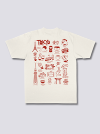 Tokio Placa de Memoria Camiseta