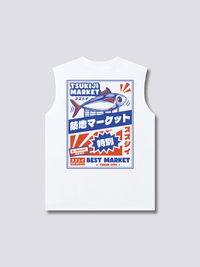 Mercado Tsukiji Camiseta sin Mangas