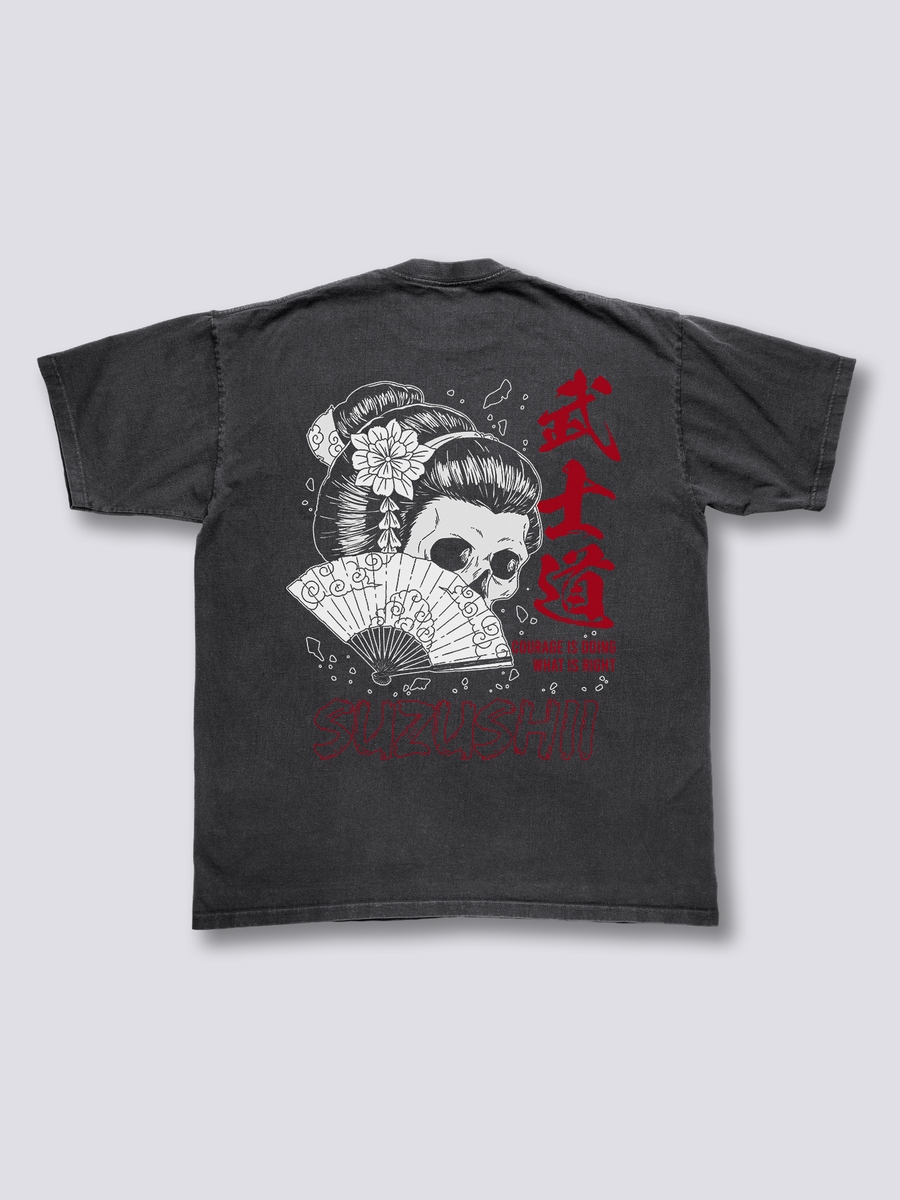 Geisha Valiente Camiseta Vintage
