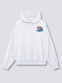 Ondulado Fénix Sudadera con Capucha