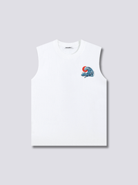 Ondulado Fénix Camiseta sin Mangas