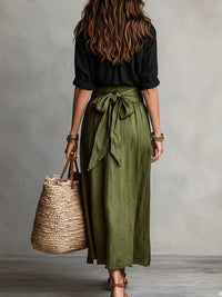 Martina · Vestido Maxi con un Hombro Fluido