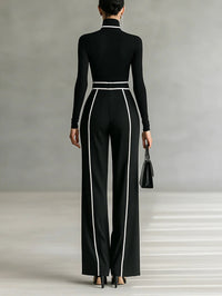 Vera™ | Conjunto elegante con detalles en contraste