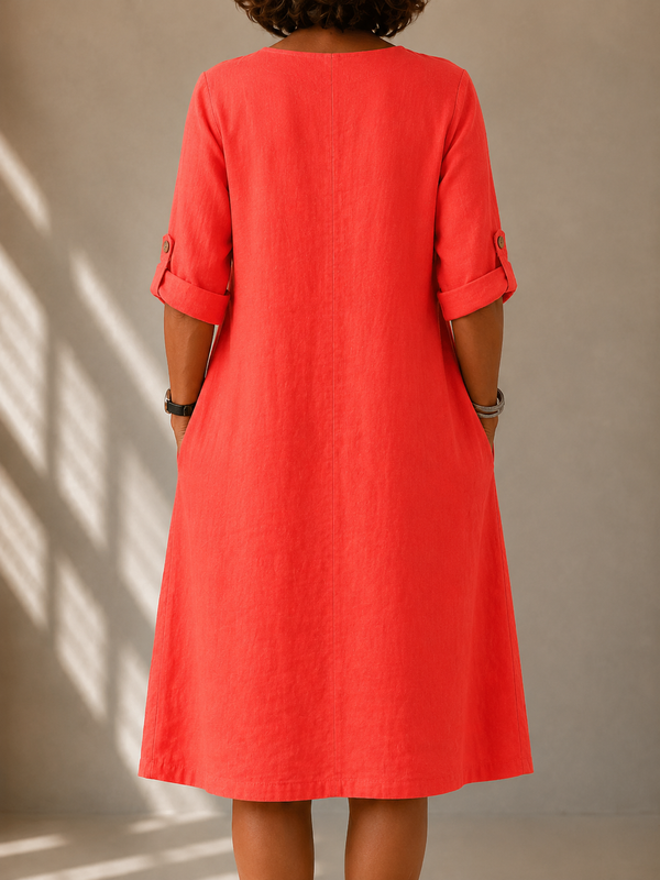 Margot · Vestido Fluido Corte Recto