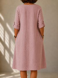 Martine · Vestido Fluido Corte Trapecio