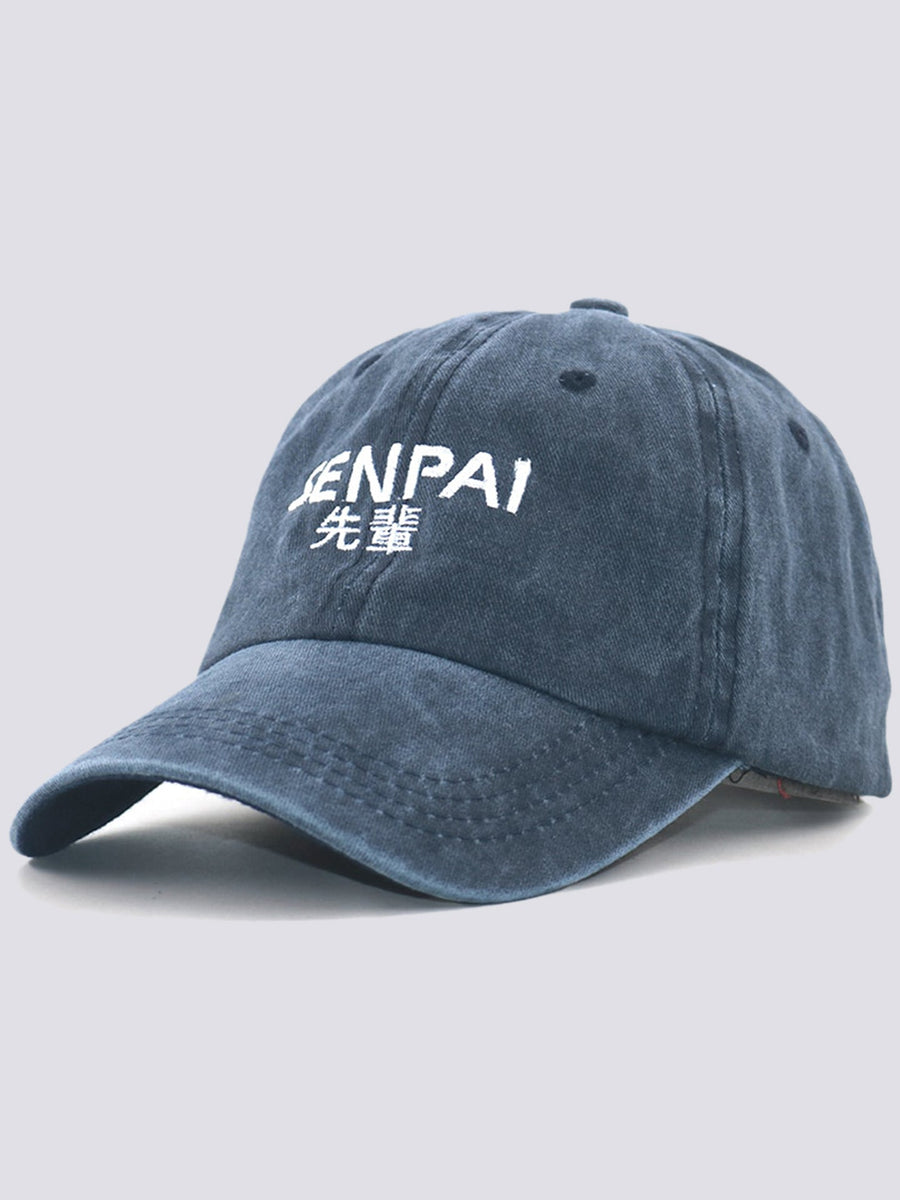Senpai Vintage Gorra - Azul