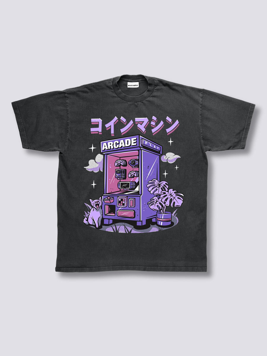 Estampado Frontal - Arcade Camiseta Vintage