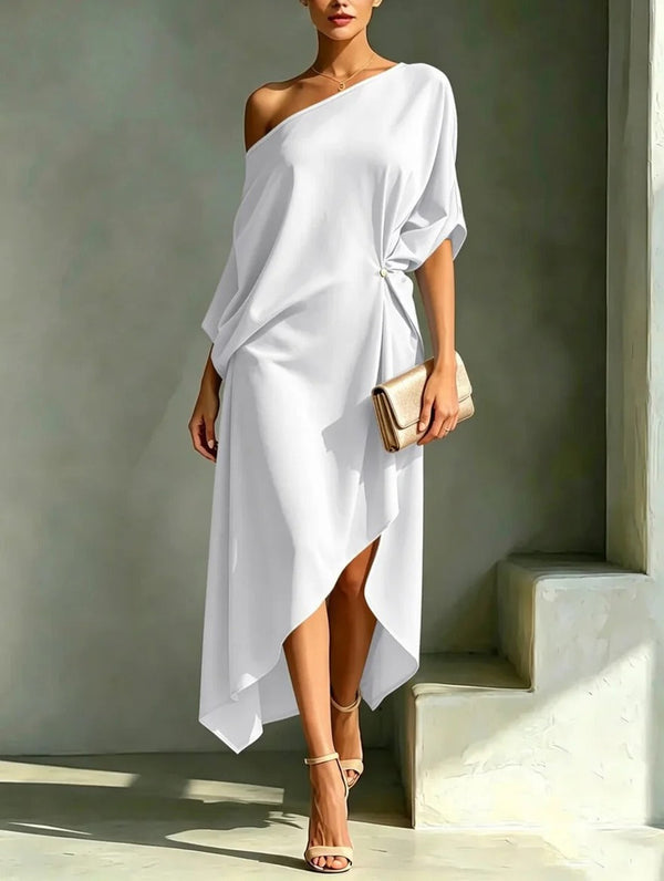 Clara · Vestido Asimétrico Elegante