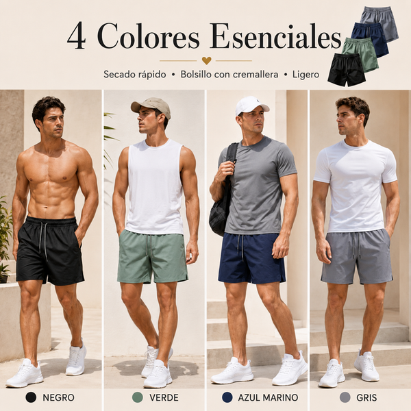 Gazela · Pack 4 Shorts Deportivos Ice Silk