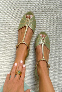 Opal | Zapatos peep toe con tacón de bloque