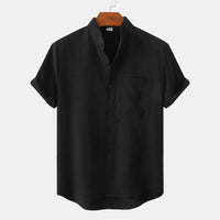 Benjamin · Camisa de Algodón Lisa con Botones