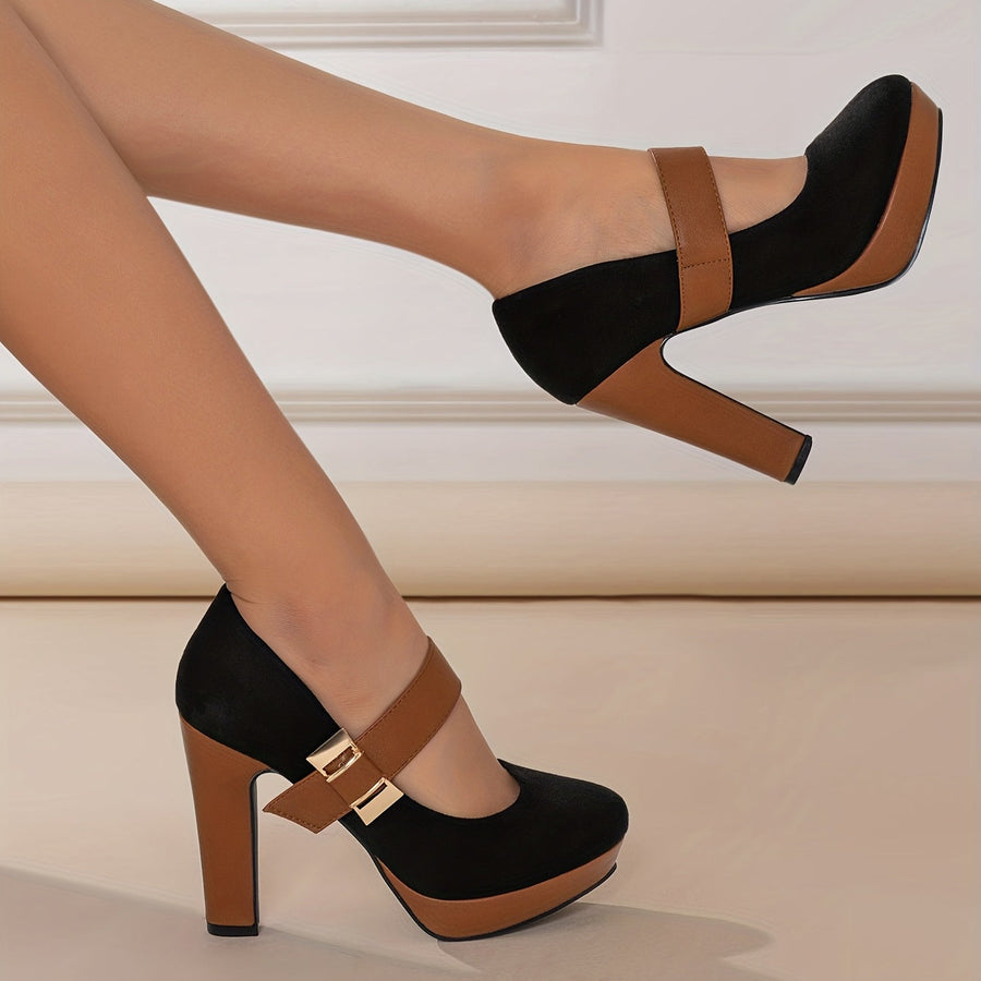Confort · Escarpines Elegantes de Tacón Cómodo