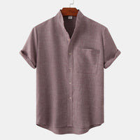 Benjamin · Camisa de Algodón Lisa con Botones