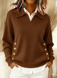 VARIETTE | Jersey de punto con cuello y escote en V™