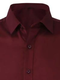 Hunter · Camisa Elegante de Manga Larga con Botones