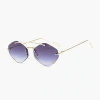 Laetitia · Gafas de Sol Doradas Exóticas