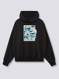 Estampado Frontal - Comida Sudadera con Capucha