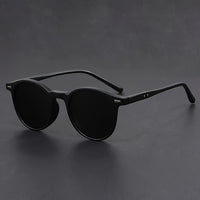 Gafas de Sol Retro de Montura Redonda Ligera