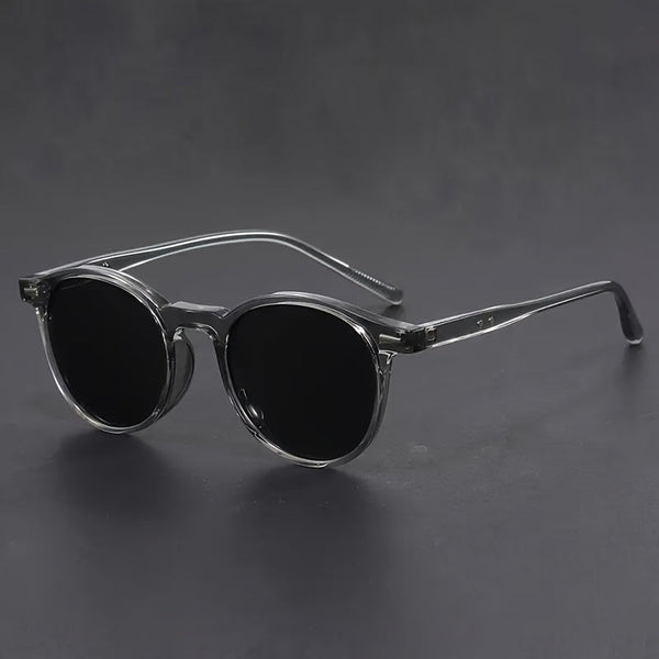 Gafas de Sol Retro de Montura Redonda Ligera