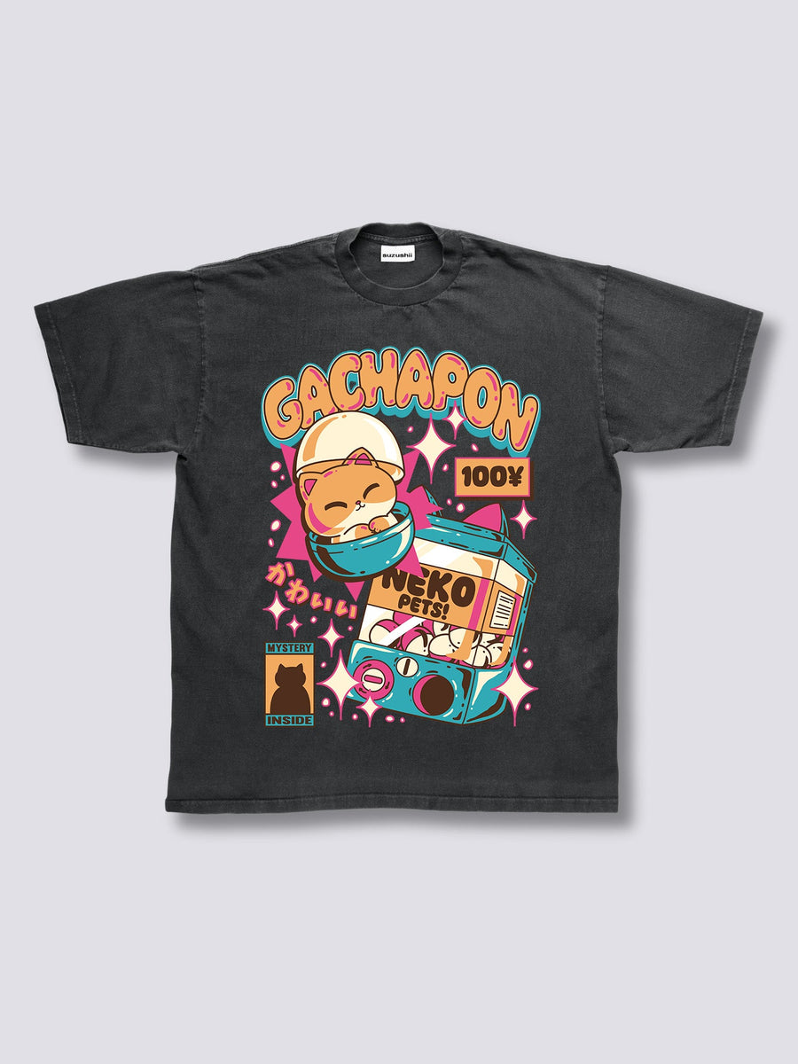 Estampado Frontal - Gachapón Camiseta Vintage