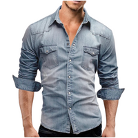 Sean · Camisa Denim Estilo Moderno