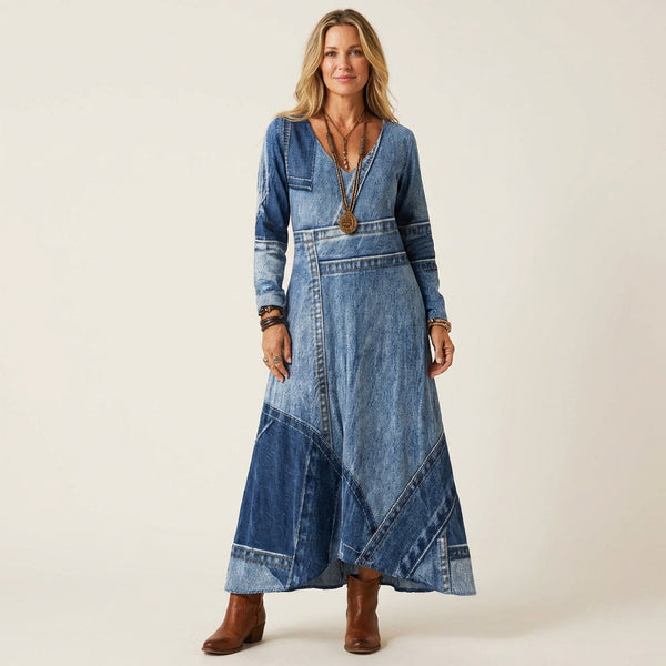Adriana · Vestido Midi Vaquero Vintage